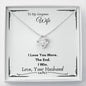 Lurve™ Wife - I Love You More Love Knot Necklace