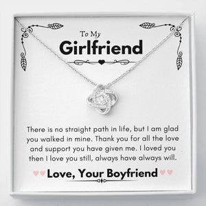 Lurve™ Girlfriend - Walked in Mine Love Knot Necklace