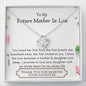 Lurve™ Future Mother In Law - Mother Daughter, Whole Heart Love Knot Necklace