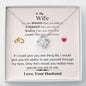 Lurve™ Wife - Braver, Stronger, Smarter, Loved Love Knot Necklace