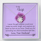 Lurve™ Wife - Smile, Laugh, Capture, Butterflies Love Knot Necklace