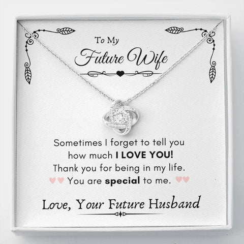 Lurve™ Future Wife - I Love You, Special Love Knot Necklace
