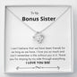 Bonus Sister - Been Friends, Long Love Knot Necklace
