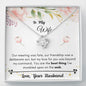 Lurve™ Wife - Best Thing, Web Love Knot Necklace