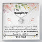 Lurve™ Daughter - Be The Woman I know You Can Be Love Knot Necklace