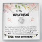 Lurve™ Girlfriend - Greatest Gem, Internet Love Knot Necklace