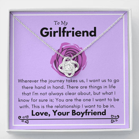 Lurve™ Girlfriend - Most Beautiful Thing Love Knot Necklace
