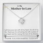 Lurve™ Mother In Law - A Piece of Your Heart Love Knot Necklace