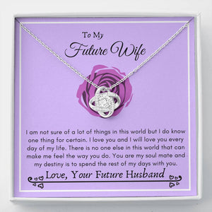 Lurve™ Future Wife - Love You Everyday Love Knot Necklace