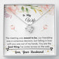 Lurve™ Wife - Meant To Be, Best Thing Love Knot Necklace