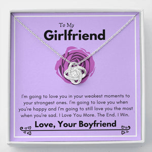 Lurve™ GIrlfriend - Going to Love You Love Knot Necklace