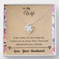 Lurve™ Wife - Love & Appreciate You Love Knot Necklace