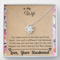 Lurve™ Wife - Mean More Than You'll Ever Know Love Knot Necklace