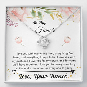 Lurve™ Fiancee - Love You With Everything Love Knot Necklace