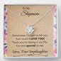 Lurve™ Stepmom - You Are Special To Me Love Knot Necklace