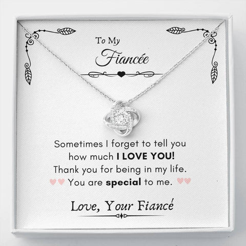 Lurve™ Fiancee - I Love You, Special Love Knot Necklace