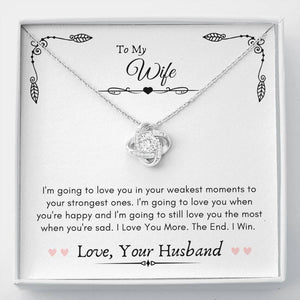 Lurve™ Wife - Going to Love You Love Knot Necklace