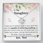 Lurve™ Daughter - Capable of Achieving Anything Love Knot Necklace
