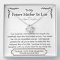 Lurve™ Future Mother In Law - Incredible Woman, Beyond Grateful Love Knot Necklace