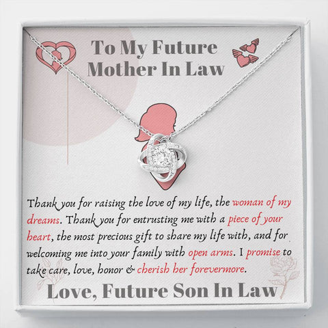 Lurve™ Future Mother In Law - Piece of Your Heart Love Knot Necklace