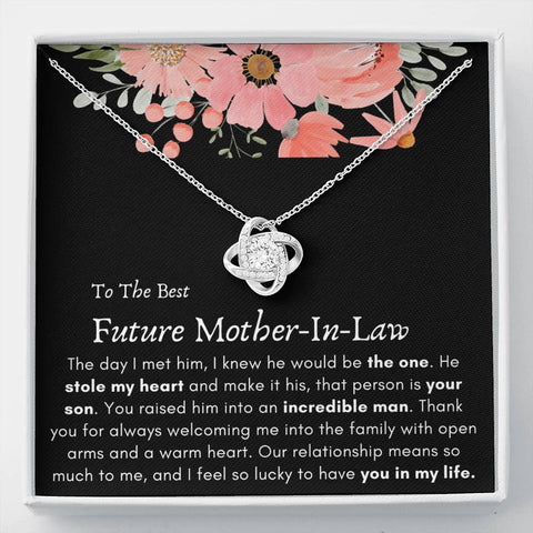 Lurve™ Future Mother In Law - You In My Life Love Knot Necklace