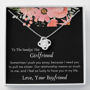 Lurve™ Girlfriend - Pull Me Closer Love Knot Necklace