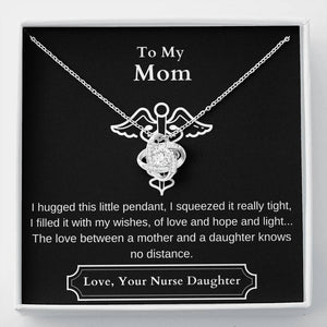 Lurve™ Nurse Mom - Mother Daughter Love Love Knot Necklace