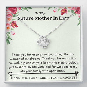 Lurve™ Future Mother In Law - Raising Love of My Life Love Knot Necklace