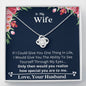 Lurve™ Wife - Special To Me Love Knot Necklace