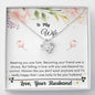 Lurve™ Wife - Lucky To Be Your Husband Love Knot Necklace