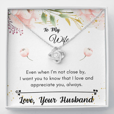 Lurve™ Wife - Love & Appreciate You Love Knot Necklace