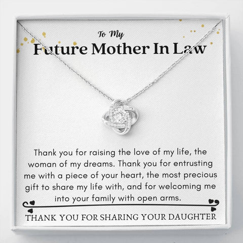 Lurve™ Future Mother In Law - Raising Love of My Life Love Knot Necklace