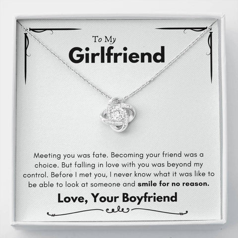Lurve™ Girlfriend - Smile for No Reason Love Knot Necklace