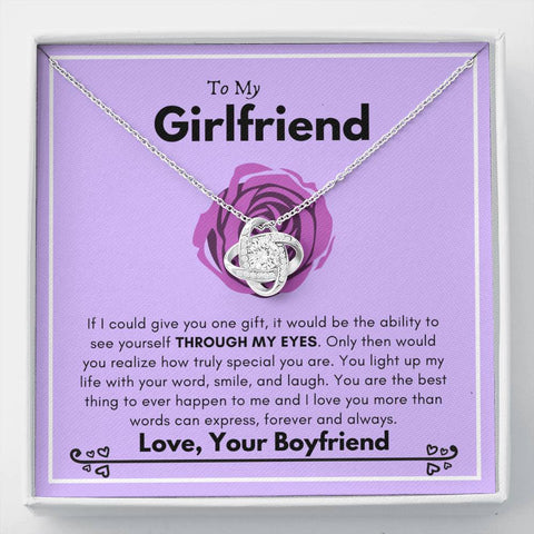 Lurve™ Girlfriend - Through My Eyes Love Knot Necklace