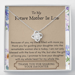 Lurve™ Future Mother In Law - Remarkable Woman, The Gift Love Knot Necklace