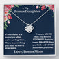 Lurve™ Bonus Daughter - Always Remember Love Knot Necklace
