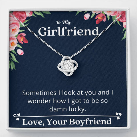 Lurve™ Girlfriend - I Got Lucky Love Knot Necklace