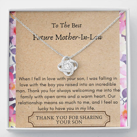 Lurve™ Future Mother In Law - Raised Incredible Man Love Knot Necklace