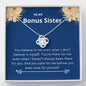 Bonus Sister - There for Me Love Knot Necklace