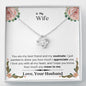Lurve™ Wife - Soulmate, Appreciate, Mean To Me Love Knot Necklace