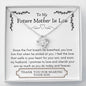 Lurve™ Future Mother In Law - First Breath, Cherish Your Son Love Knot Necklace