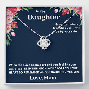 Lurve™ Daughter - Close to Your Heart Love Knot Necklace