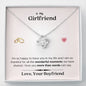 Lurve™ Girlfriend - Wonderful Moments, More Than Words Love Knot Necklace