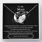 Lurve™ Mom - You Are Irreplaceable, Favorite Fishing Love Knot Necklace