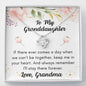 Lurve™ Granddaughter - Keep Me In Your Heart Love Knot Necklace