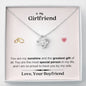 Lurve™ Girlfriend - Sunshine, Greatest Gift, Special Person Love Knot Necklace