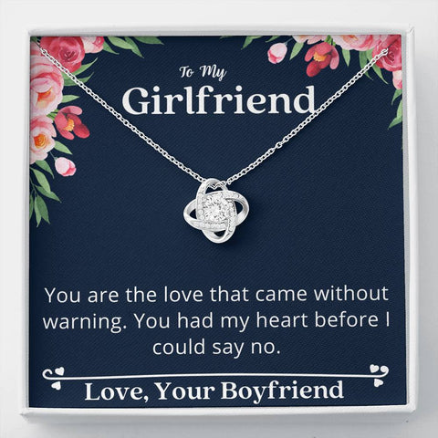 Lurve™ Girlfriend - Had My Heart Love Knot Necklace