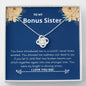 Bonus Sister - Knight in Shining Armor Love Knot Necklace