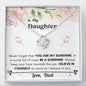 Lurve™ Daughter - Be A Sunshine Love Knot Necklace