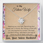 Lurve™ Future Wife - Life & Heart With You Love Knot Necklace